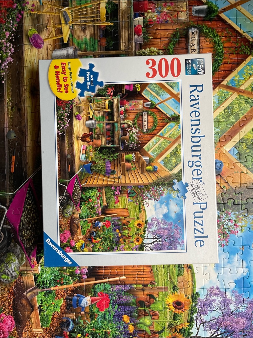 Ravensburger 500 Large piece garden puzzle